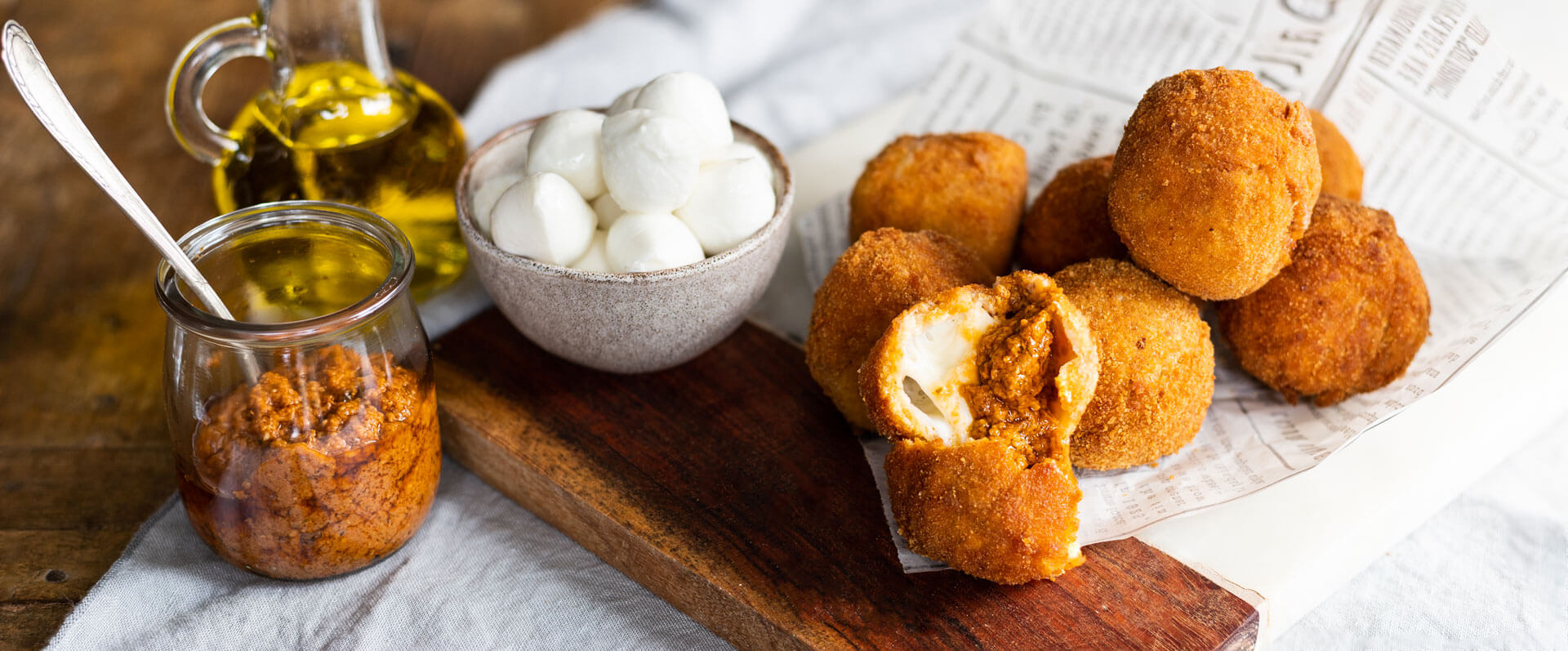 Mozzarella fritta ripiena – Fratelli Carli