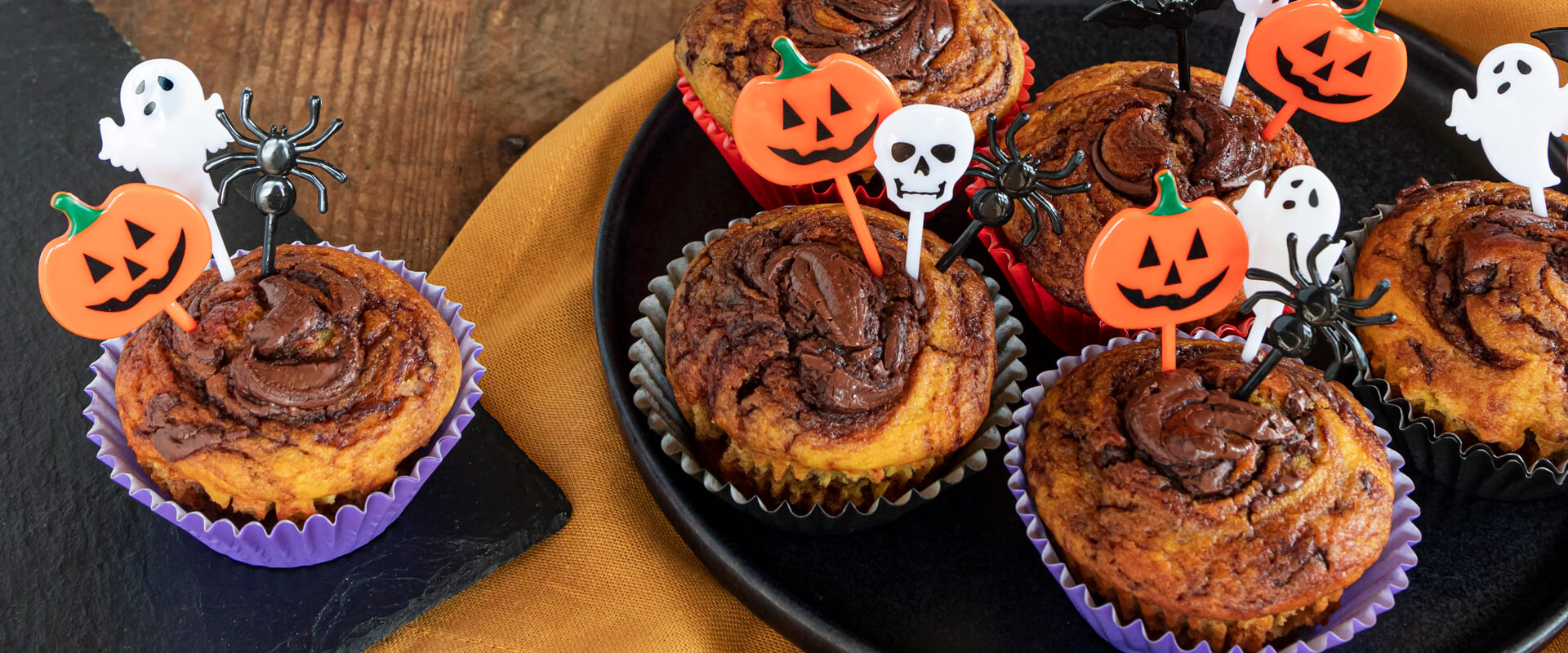 Cupcake alla zucca e cioccolato – Carli